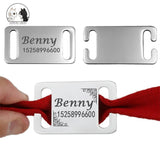 Slide-on Engraved Stainless Stainless Steel Personalized Pet Tag