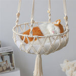 Bohemia Hand Woven Cat Swing;  Tapestry Bed;   Macrame Rope Cat Hammock;  Sleeping Mat;   Home Decor