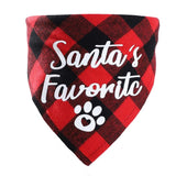 Plaid Pet Bandanna