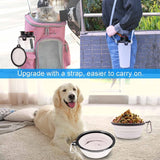 2 IN 1 Pet Travel Water/Food Bottle Collapsible