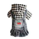 XS-2XL Denim Dog Clothes