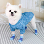 Soft Puppy Knit Socks; Anti Slip; Skid