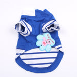 New Dog/ Cat Striped Bear Shirt Vest