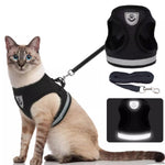 Breathable and Adjustable Cat Harness And Leash;  Escape Proof