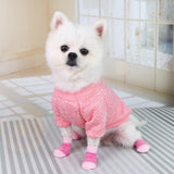 Soft Puppy Knit Socks; Anti Slip; Skid