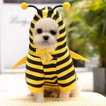 Bee Pet Outfit; Fleece