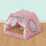 Cat Tent Bed; Teepee;  Closed Cozy Hammock With Floors; Cat House; Small Dog House