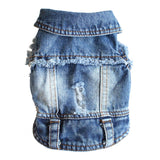 XS-2XL Denim Dog Clothes