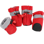 New 4pcs , Thick Warm,Waterproof Pet Booties