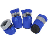 New 4pcs , Thick Warm,Waterproof Pet Booties