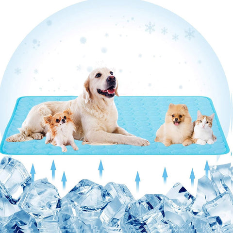 Dog Cooling Mat Xl Not Toxic Ice Pad Washable