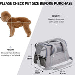 Soft Pet Carriers  with Locking Safety Zippers