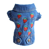 XS-2XL Denim Dog Clothes