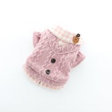 Dog Sweater Plaid