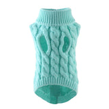 Turtleneck Knitted  Puppy  Sweater Vests