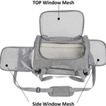 Soft Pet Carriers  with Locking Safety Zippers