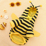 Bee Pet Outfit; Fleece