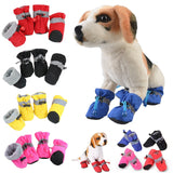 New 4pcs , Thick Warm,Waterproof Pet Booties