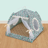 Cat Tent Bed; Teepee;  Closed Cozy Hammock With Floors; Cat House; Small Dog House