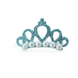 Pet Faux Pearl Crown Shape Bows