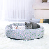 Cute Cat Bed with Hanging Play Toys