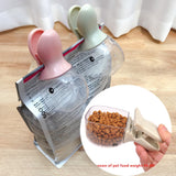 Pet Food Bag Clip & Spoon for Cat/ Dog Food