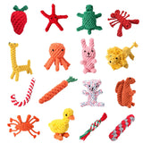 Cartoon Animal Dog Chew Toys