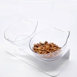 Non-slip Double Bowls with Raised Stand; Pet Food & Water Bowls