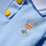 Puppy Polo Shirt with Princess Skirt