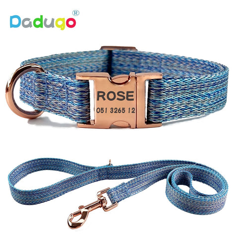 Nylon Pet Collar, Personalized  ID Tag