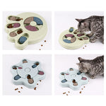 Dog /Cat Puzzle Toy Turntable ; Slow Eating Bowl