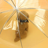 Transparent Pet Umbrella  Small-Medium Size Dogs