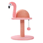 Animal Shaped Cat Scratching Post /Flamingo