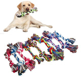 16/29CM Dog  Knot Rope Chew Toy for Small, Medium, and Large Dogs Durable Braided,  Teeth Cleaning