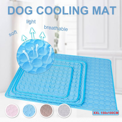 Dog Cooling Mat Small- Large Summer Pet Cold Bed for Pets  Durable Blanket Sofa  Ice Pad Blanket Pet Accessories