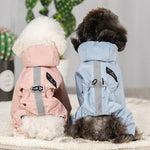 Pet Raincoat   Breathable, Reflective, Soft, Waterproof