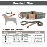 Nylon Pet Collar, Personalized  ID Tag