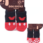 4pcs/set Pet Non-slip Warm Socks