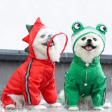 Reflective Hooded Waterproof Pet Raincoats