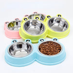 Dog/ Cat  Double  Stainless Bowls