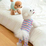 Cute Pet Casual Wear ;   Teddy Bear Cotton Onesie