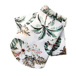 Summer Pet Clothes Beach Pineapple Shirt Hawaiian Pet Dogs Cats Golden Retriever Spring And Summer Four Seasons Clothes