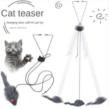 Colorful Feathered Cat Teaser Toy