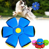 Interactive Flying Saucer Ball Dog Toys Magic Funny Pet Toy Flying Saucer Outdoor Dog Training Toy