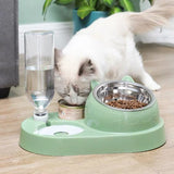 Stainless Steel or Ceramics Bowl for Cat / Dog ; Automatic Water Drinker