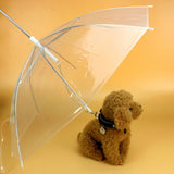 Transparent Pet Umbrella  Small-Medium Size Dogs