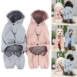 Pet Raincoat   Breathable, Reflective, Soft, Waterproof