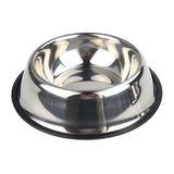 Multicolor Stainless Steel Dog /Cat Bowl ; Non-slip