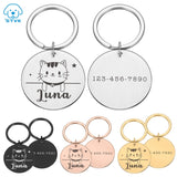 Personalized Engraving Pet Name Tags