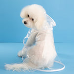 Transparent Dog Raincoat with Hood